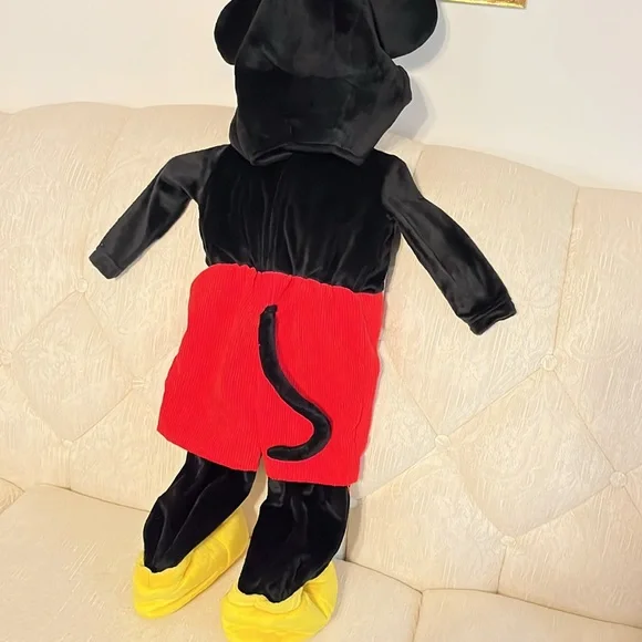 Kids Mickey Mouse Costume - Black, Red, Yellow